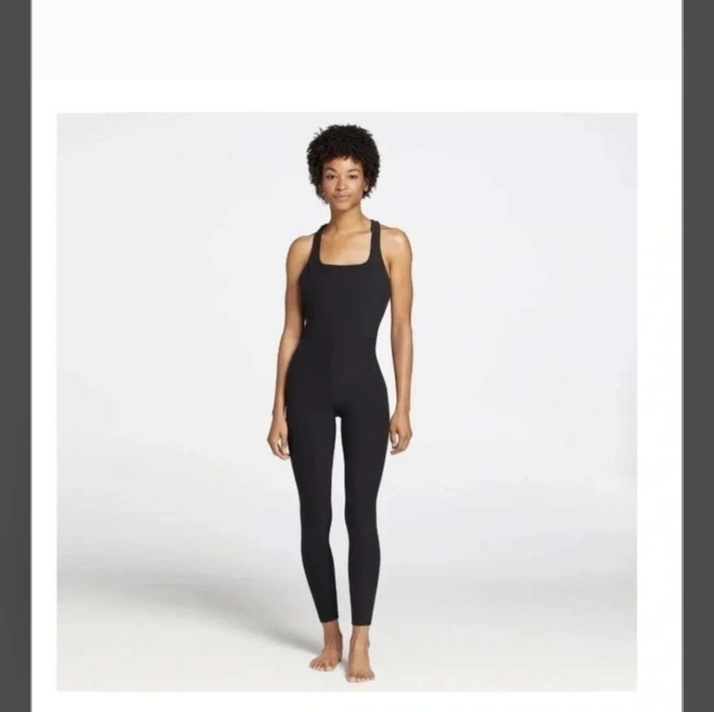 Calia Lustralux Bodysuite Black Jumpsuit Medium G193